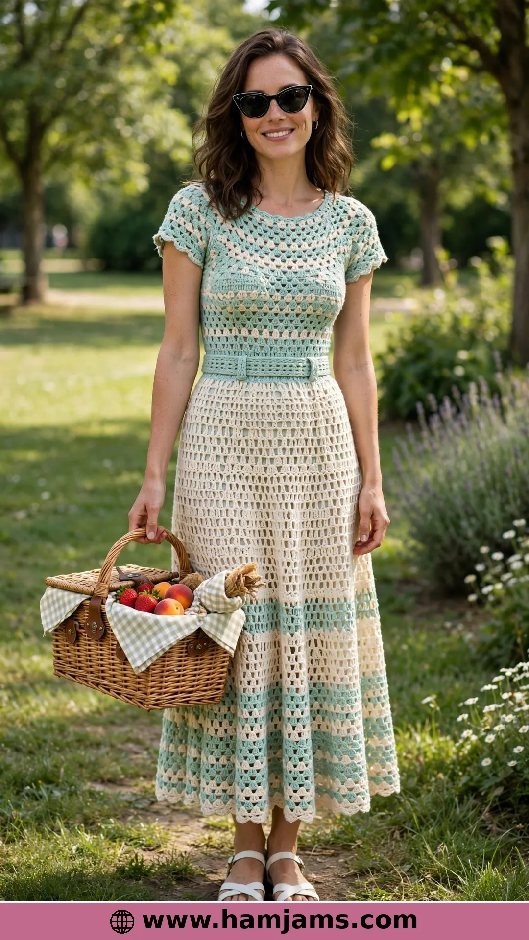 The Retro Two-Tone Cotton Dress