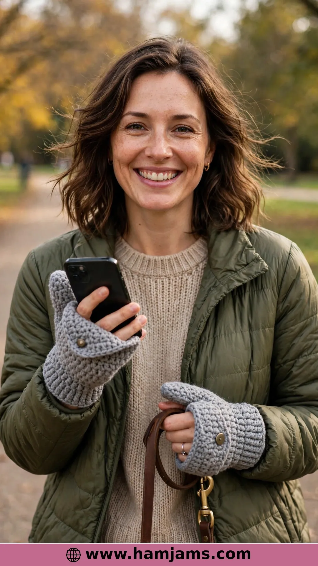 The One-Piece Flip-Top Mittens with the Button Loop