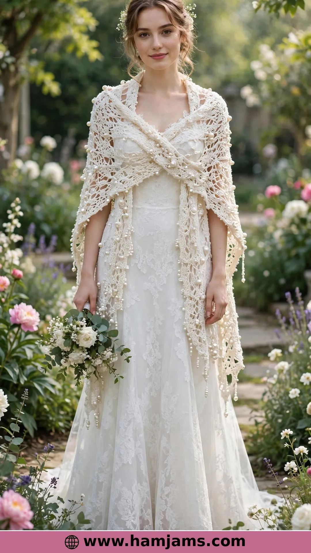 The Beaded Bridal Wrap