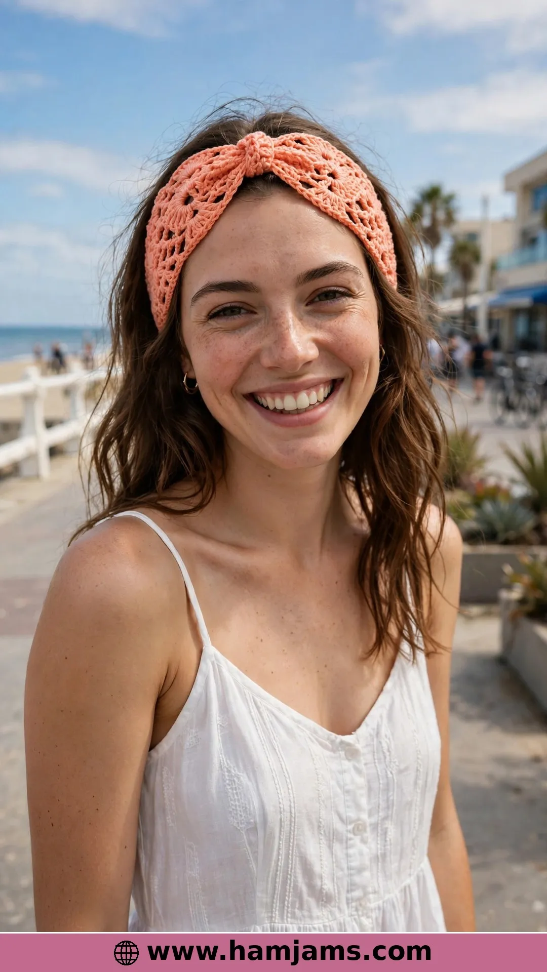 The Boho Knot Headband in Fingering Cotton