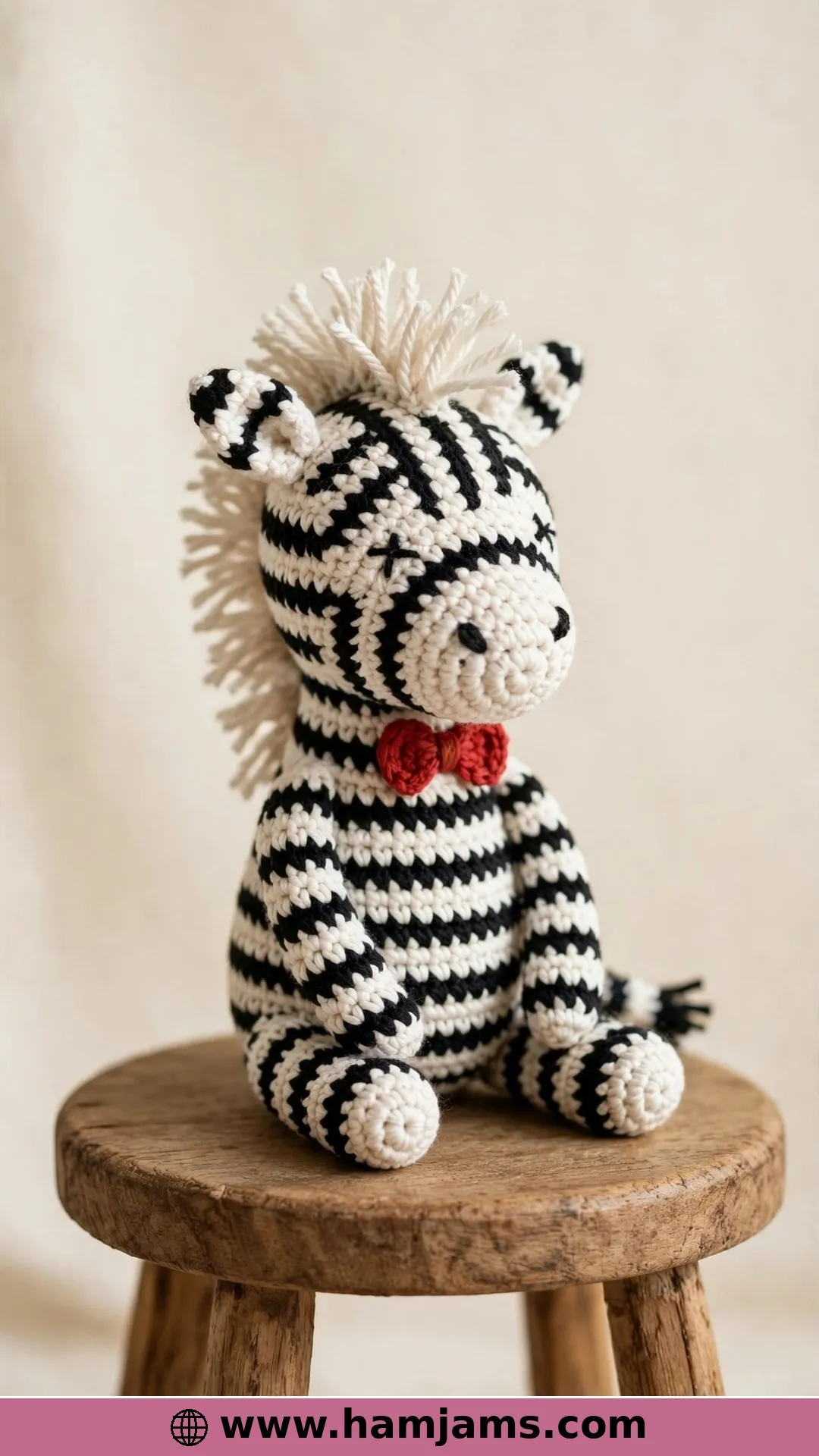 Ziggy, the Dapper Zebra With a Bow Tie